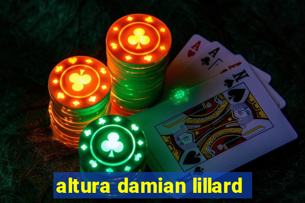 altura damian lillard